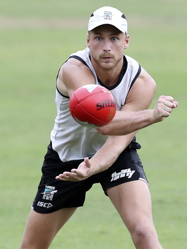 Port Adelaide ruckman Billy Frampton is also returning. Picture SARAH REED