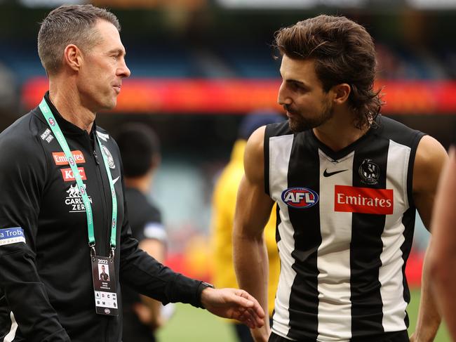 His brother might be the name on everyone’s lips, but Josh Daicos is making an impression at the Pies. Picture: Getty Images