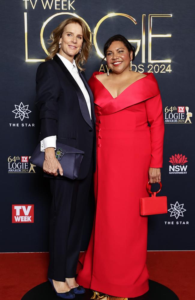 Rachel Griffiths and Deborah Mailman. Picture: Getty