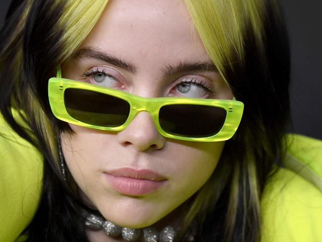 Billie Eilish has scored her tenth Hottest 100 placement. Picture: Frazer Harrison/Getty Images for Spotify/AFP