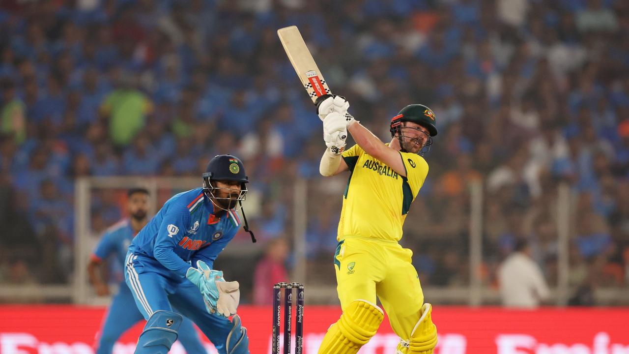 Travis Head played a masterful knock to drive Australia’s stunning victory. Picture: Getty