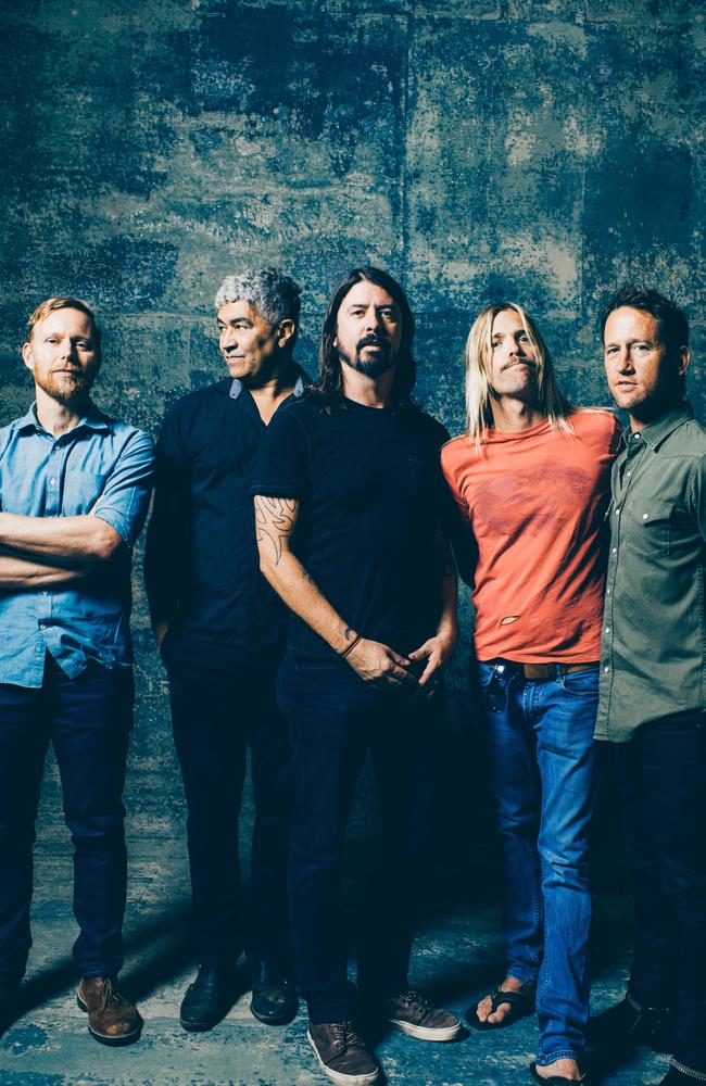 Band of brothers ... Foo Fighters want to inspire fans to fall in love with music again. Picture: Supplied.