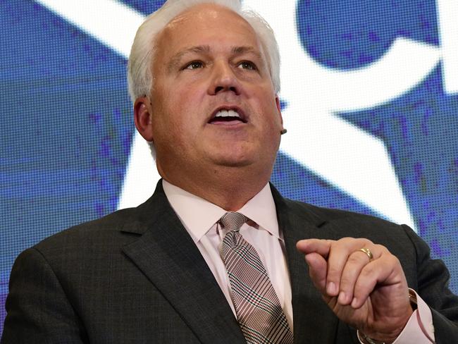 CPAC host and chairman of ACU Matt Schlapp addresses the Conservative Political Action Conference (CPAC) in Sydney, Friday, August 9, 2019. CAPC is being held in Australia for the first time. (AAP Image/Bianca De Marchi) NO ARCHIVING