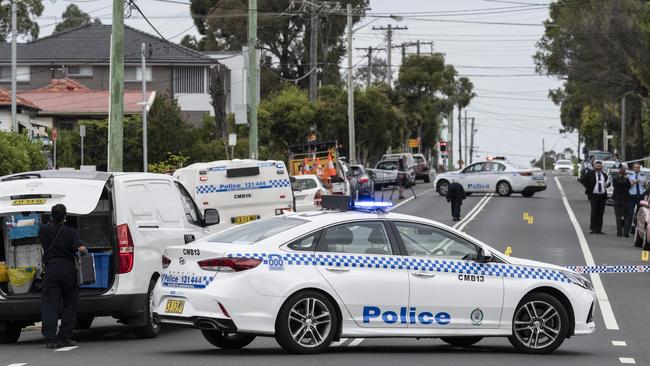 Some bullets at the site of the shooting had gone into neighbours` homes. Picture: Monique Harmer