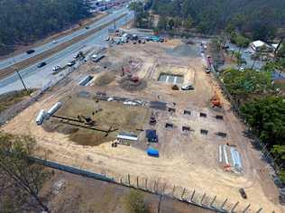 UNDERWAY: Work has commenced on a rebuild of the Caltex Blacksoil store on the Warrego Highway.