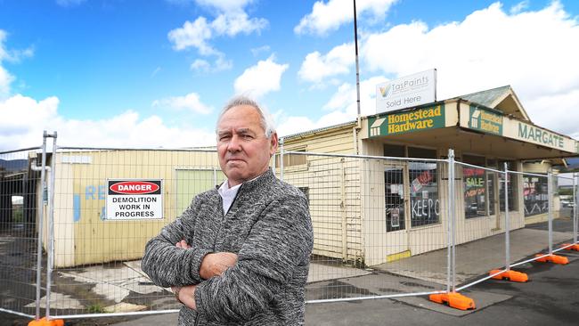 Kingborough councillor David Grace at the Kalis retail development in Margate. Picture: Sam Rosewarne