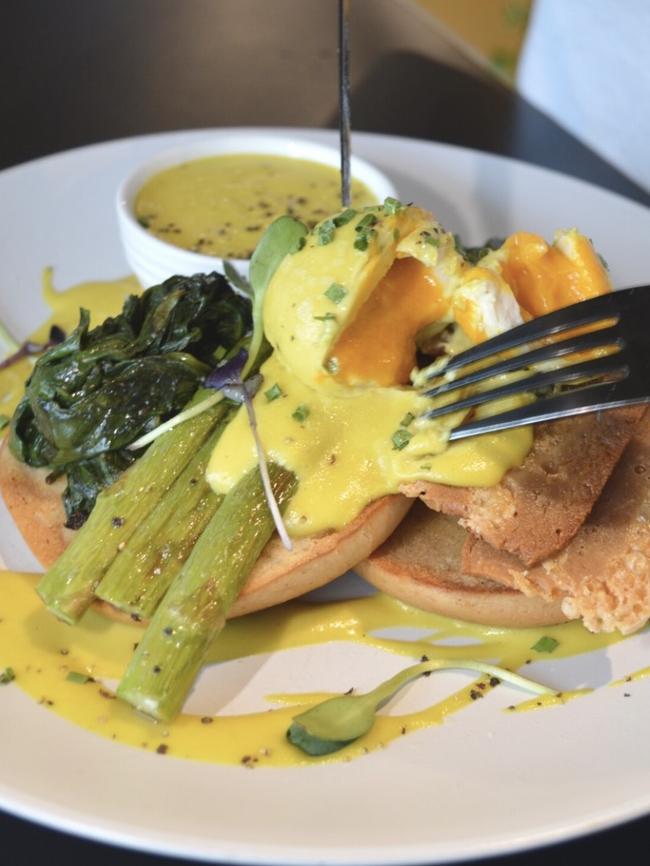 Eggs benedict at CRUX. Picture: Instagram