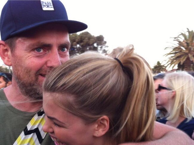 Belle Gibson and her housemate, Clive Rothwell.