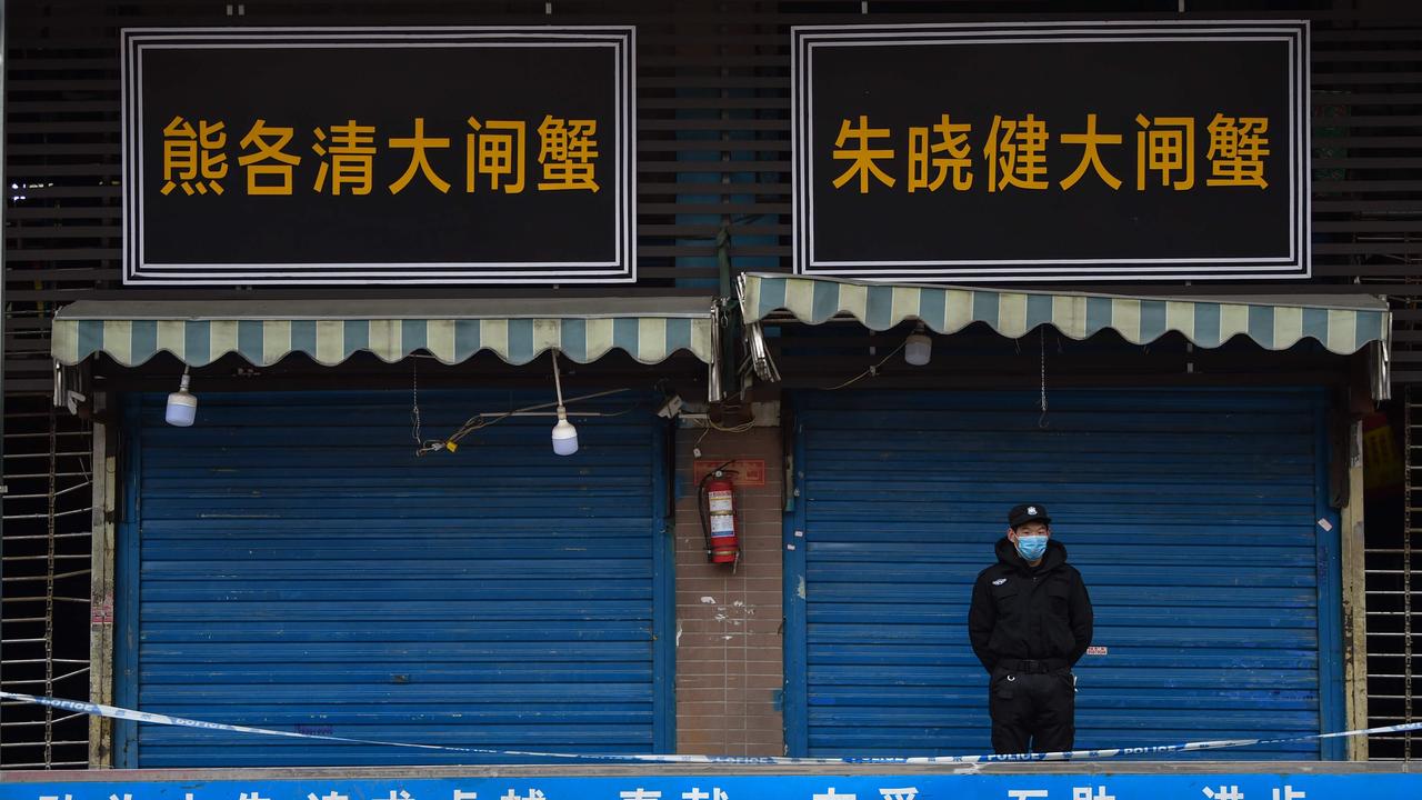 The Huanan Seafood Wholesale Market in Wuhan provided the ‘perfect recipe for an outbreak’. Picture: Hector Retamal/AFP