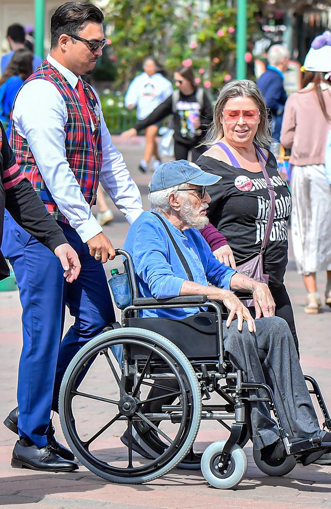 Van Dyke enjoyed a day out at Disneyland. Picture: Splash News