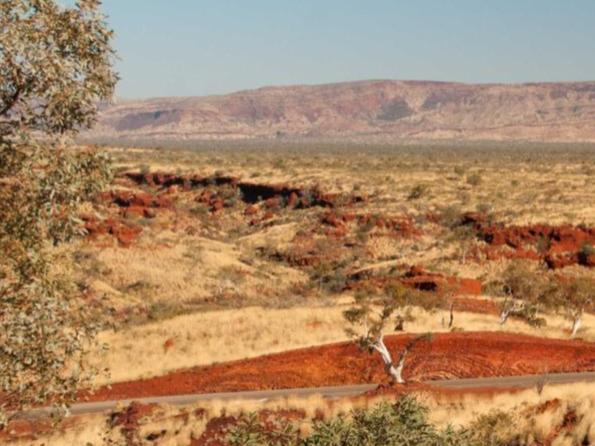 The Equinox Resources mining tenement in the Pilbara. Hamersley Iron Ore Mining Lease. Picture - Supplied