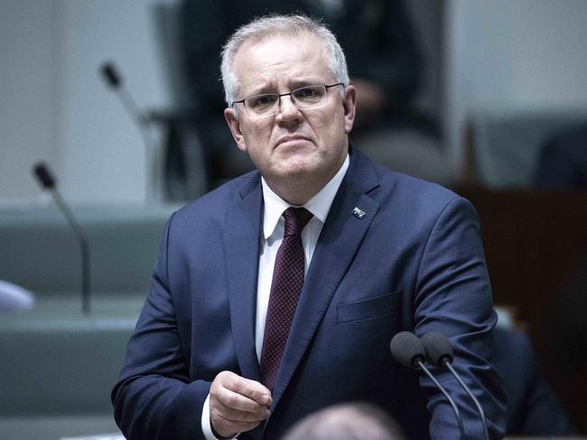 CANBERRA, AUSTRALIA-NCA NewsWire Photos SEPTEMBER 02 2020.QUESTION TIME The Prime Minister Scott Morrison with Leader of the Opposition Anthony Albanese, during question time in the House of Representatives at Parliament House, Canberra.Picture: NCA NewsWire / Gary Ramage