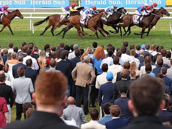 Joao Moreira rides Getafix to win Race 1. Picture: Getty Images