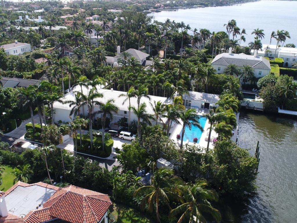 One of Jeffrey Epstein’s homes has a large waterfront footprint in the town of Palm Beach, not far from President Trump's Mar-a-Lago in Florida.