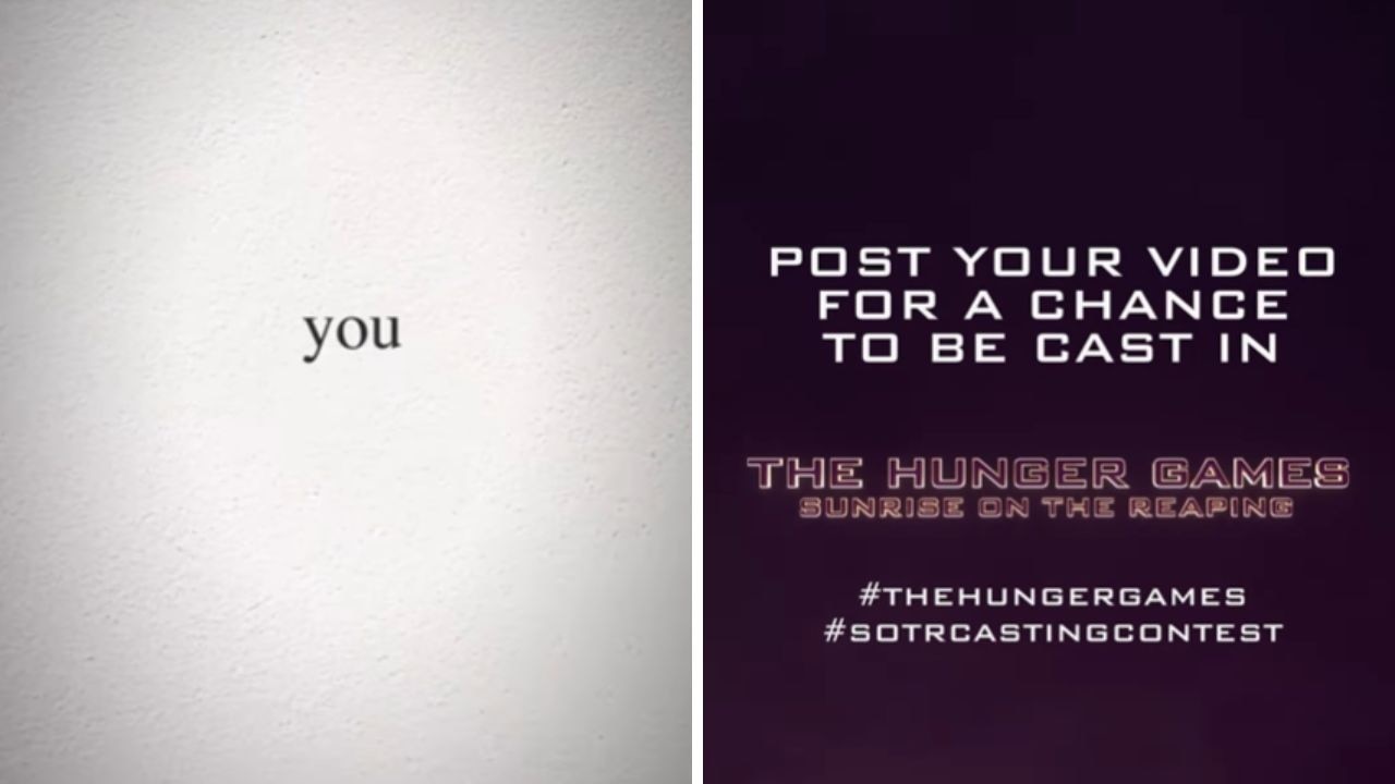 “Please, why did this actually scare me.” The most unhinged and best reveal so far might just be the latest one, with the marketing team pulling a fast one on fans who were so deep in the world of Panem they momentarily forgot they hadn’t actually been reaped. If it weren’t limited to the US, I’d volunteer as tribute. Picture: Instagram