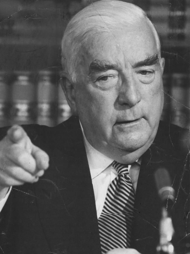 Sir Robert Menzies.