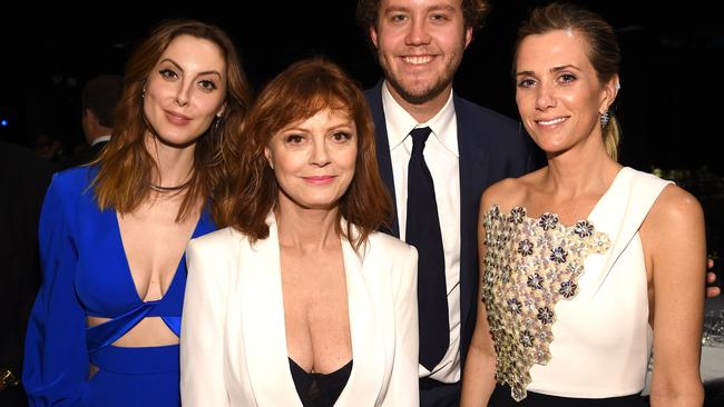 We had to crop director Jack Henry Robbins’ head out to get Susan Sarandon’s cleavage in the shot. Worth it.