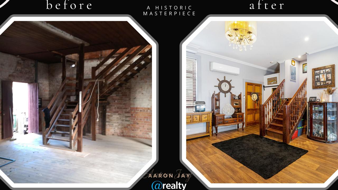 From an old storage space to a spacious house, the difference between the pre and post-renovated home is striking.