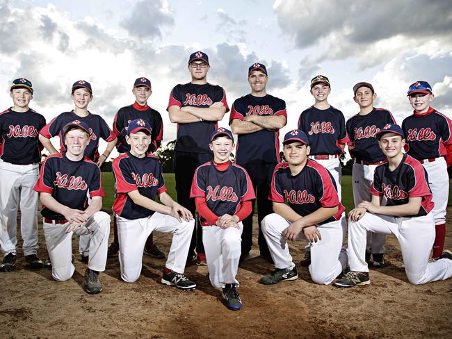 Hills baseball junior team who represented Australia at the Little League World Series in the US earned the Team Spirit prize. Adam Yip/The Daily Telegraph