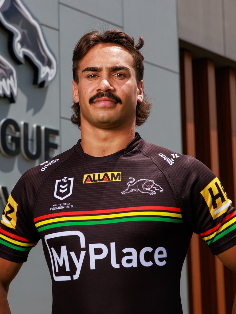 Daine Laurie returned to the Panthers after a stint at the Wests Tigers. Picture: Justin Lloyd.