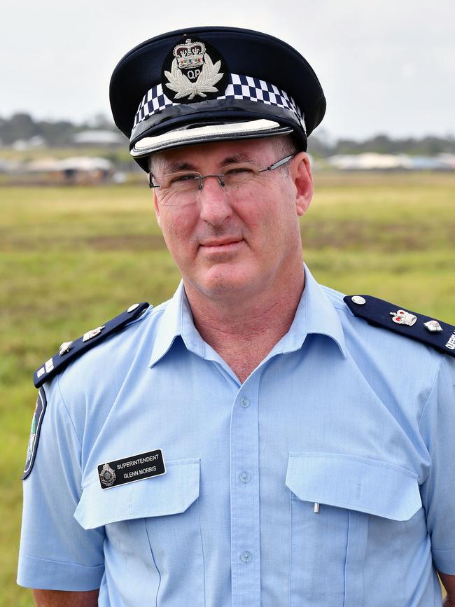 QPS Superintendent Glenn Morris. Picture: Tony Martin