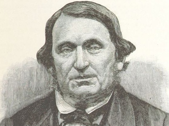 An 1888 illustration of Thomas Austin, an early pastoralist who introduced feral rabbits to Australia.