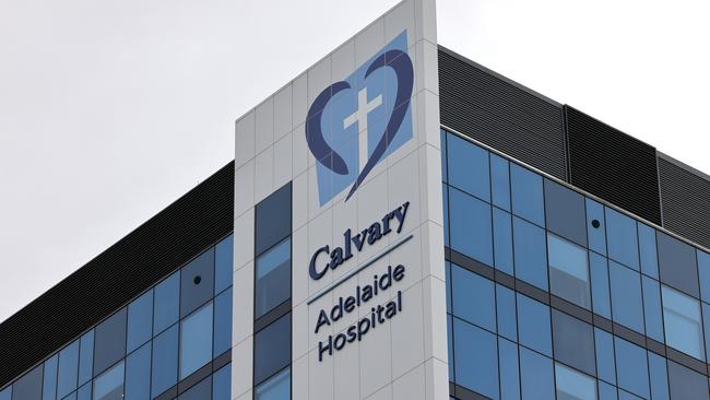 Calvary Adelaide Hospital confirmed a ‘handful’ of surgeries were cancelled. Picture: NCA NewsWire / David Mariuz