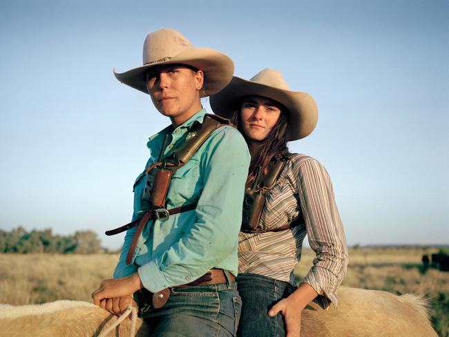 # Embargoed until 8pm on 10/11/2023 # 2023 Galah Press - Finalist for the Regional Photography Prize. Winner: Adam Ferguson "Faren and Violet, ringers droving cattle near Winton, QLD, Koa Country, Australia, 2022"