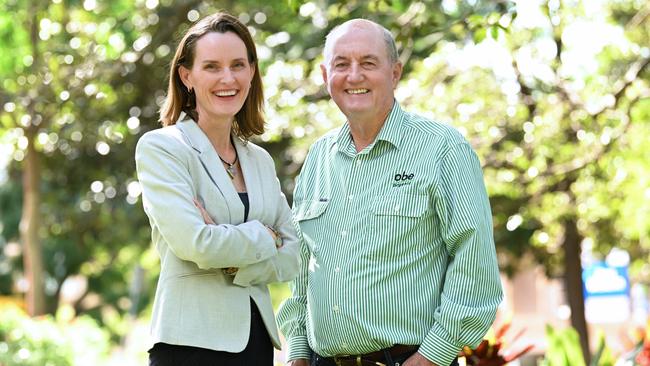 OBE Organics managing director Dalene Wray and David Brook. Picture: Supplied