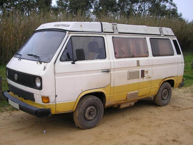 The VW T3 Westfalia campervan, used in and around Praia da Luz, Portugal, by a new suspect in the case of missing British girl Madeleine McCann. Picture: Metropolitan Police / AFP