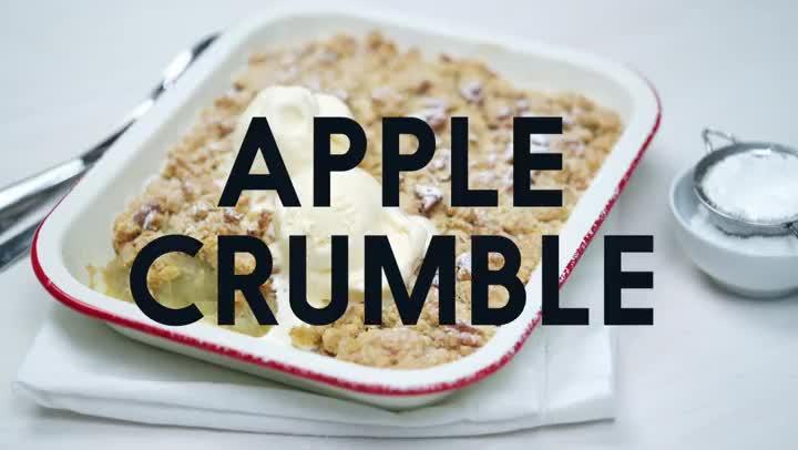 Apple crumble