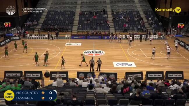 Replay: Victoria Country v Tasmania (Boys)—Basketball Australia Under-16 National Championships Day 1