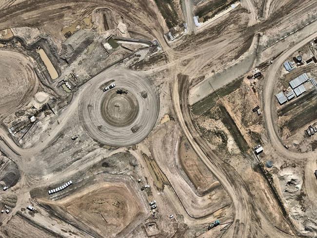 MUST CREDIT:  Aerial imagery by Nearmap - Western Sydney International Airport at Badgerys Creek. March 2023. Images taken by Nearmap