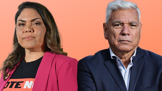 Jacinta Nampijinpa Price and Nyunggai Warren Mundine.