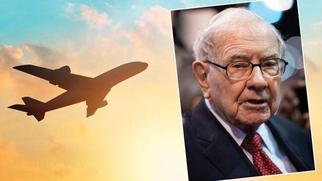 Until recently Warren Buffett 89, was one of the biggest investors in the US airline sector. Pictures: Supplied/AFP