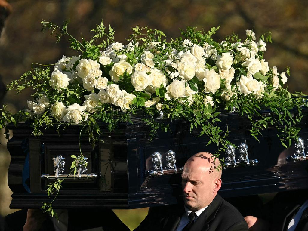 Payne, who died after falling from his hotel balcony, was buried in the UK on November 20. Picture: JUSTIN TALLIS / AFP