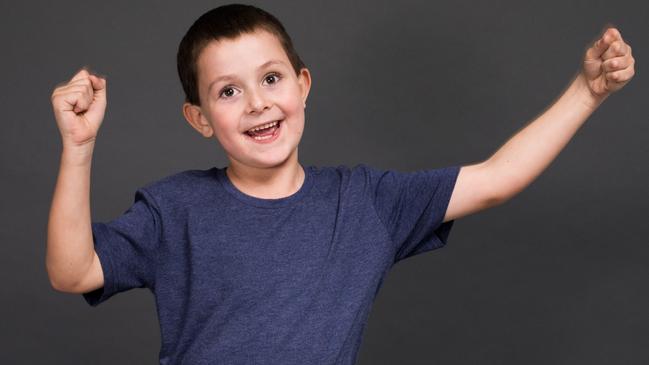 Oliver Howe, 7, of Shorncliffe in one of the images which will appear in Westfield North Lakes this week, encouraging more Queenslanders to register as organ donors during DonateLife Week.