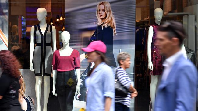 Like last Christmas, retail spending is expected to be lacklustre this holiday season. Picture: AAP