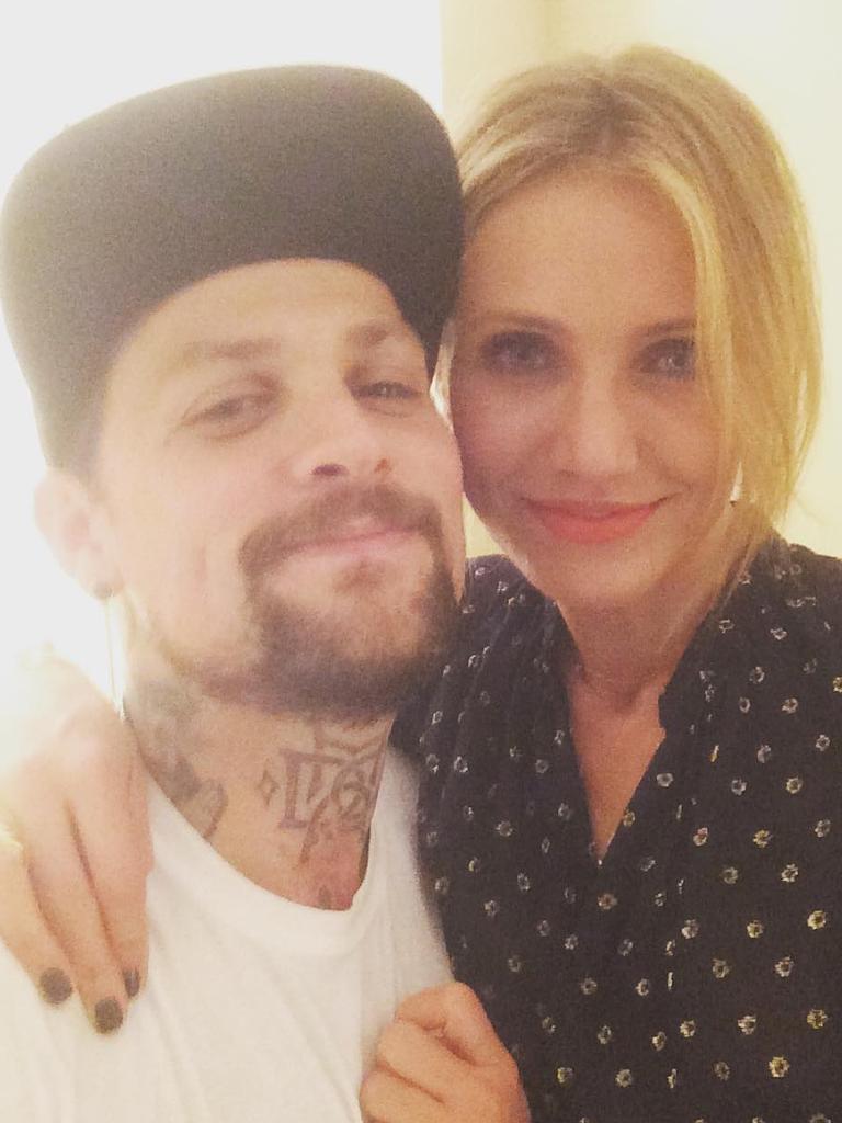 Cameron Diaz and husband Benji Madden – twin brother to Nicole Richie’s husband, were also there. Picture: Instagram