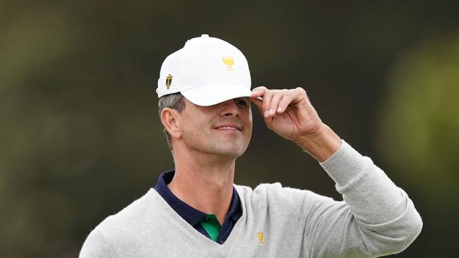 Adam Scott had is up against Xander Schauffele on Day 4. Picture: AAP