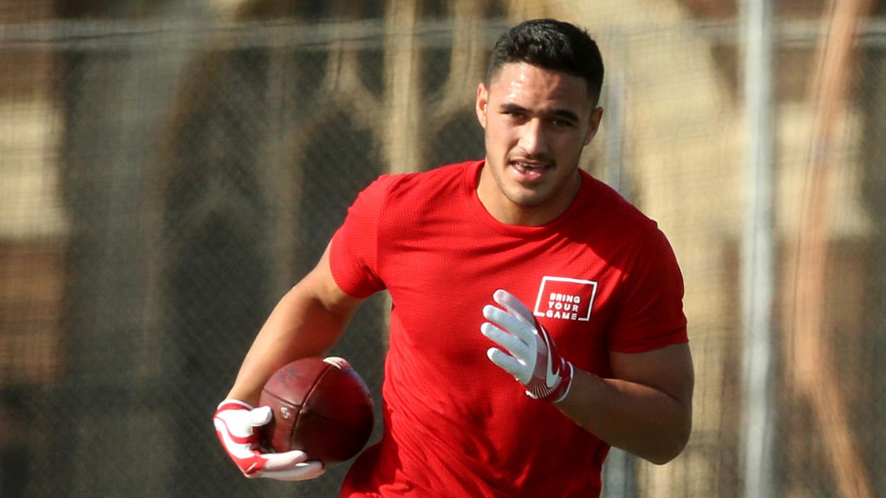 Valentine Holmes is reportedly set to quit the NRL to pursue an NFL dream. Picture: Nathan Edwards