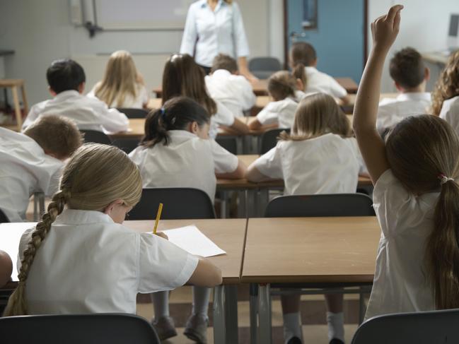 Generic school students, school kids, classroom, teacher Picture: Getty Images