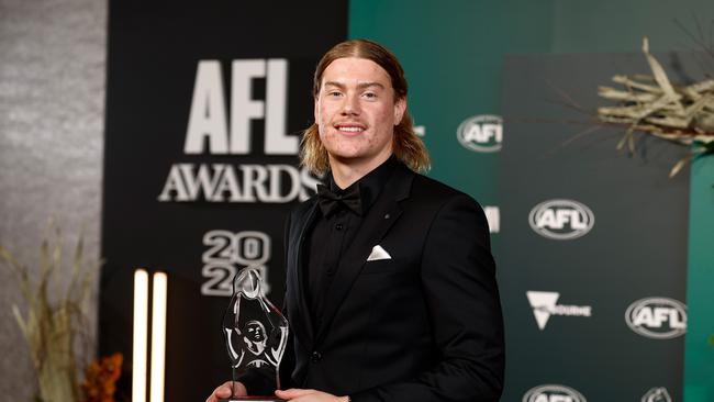 Harley Reid claimed the Best First-Year player. Photo by Michael Willson/AFL Photos via Getty Images