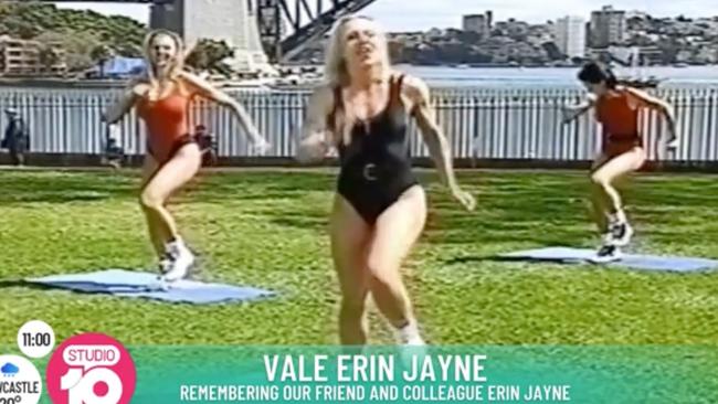 Erin Jayne was a prominent face of Aerobics Oz Style. Picture: Channel 10