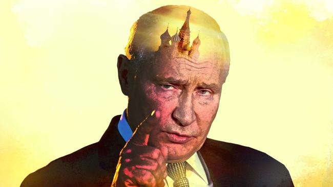 Vladmimir Putin's ramshackle empire is crumbling. Artwork: The Times