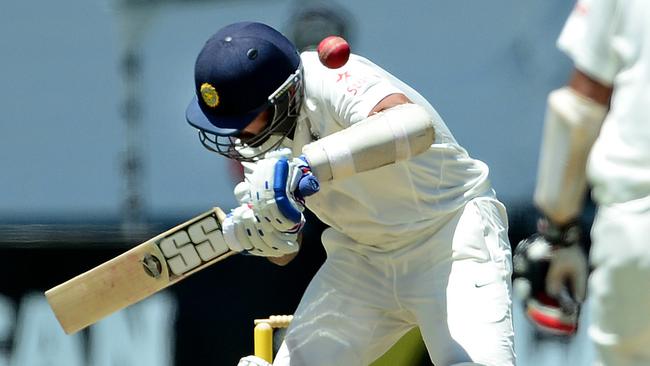 The Aussies must go after Virat Kohli with the short ball. Picture: Mark Brake