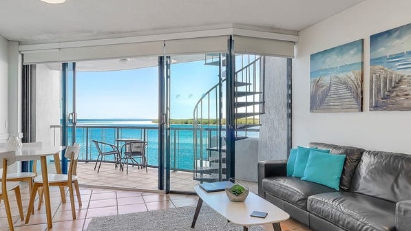 This one bedroom unit at Caloundra recently sold for $535,000