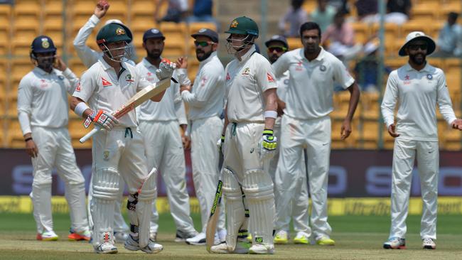 The second Test came to a controversial end. AFP Photo