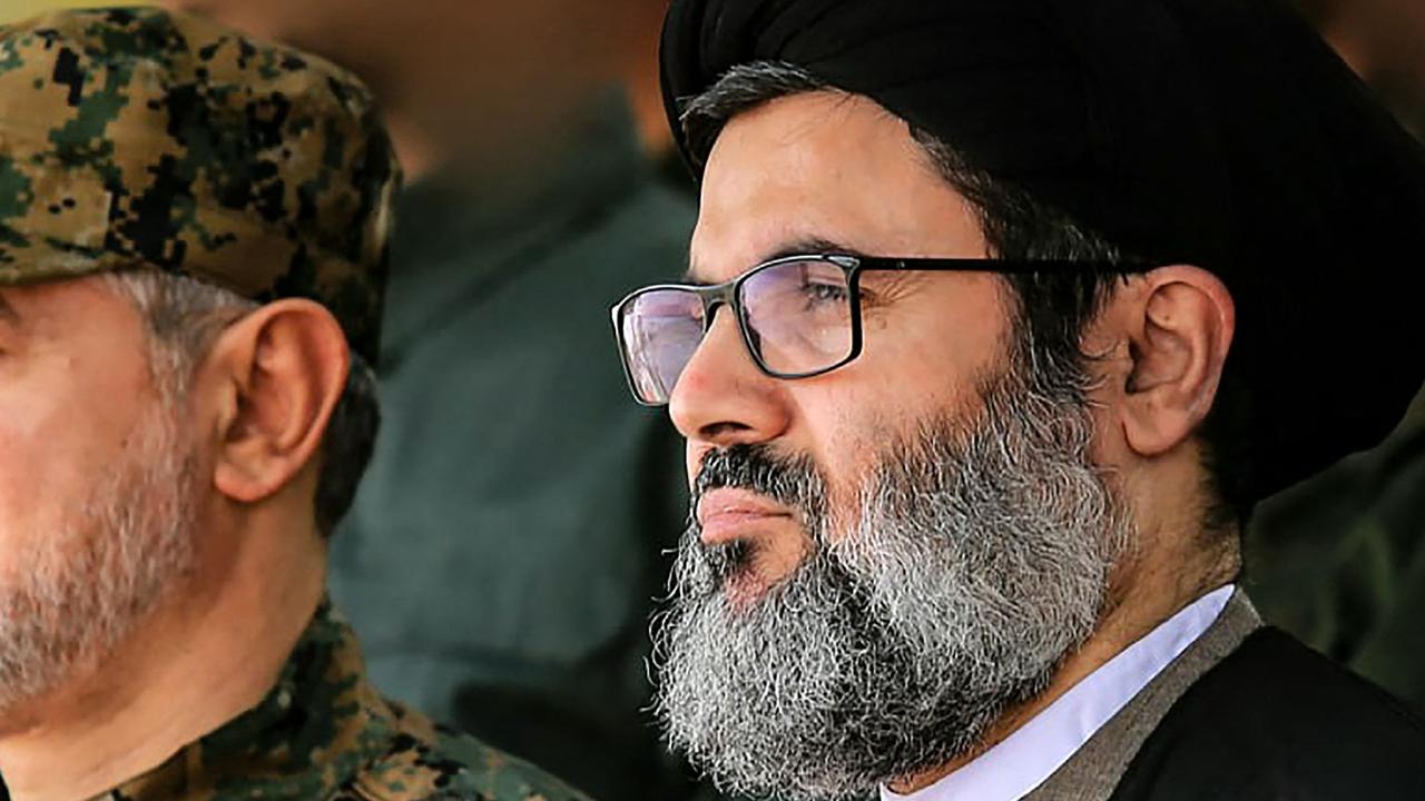 Senior Hezbollah official Hashem Safieddine, who was touted as the new leader of the terror group, is thought to have been killed by an Israel bomb. (Photo by HEZBOLLAH MILITARY MEDIA OFFICE / AFP)