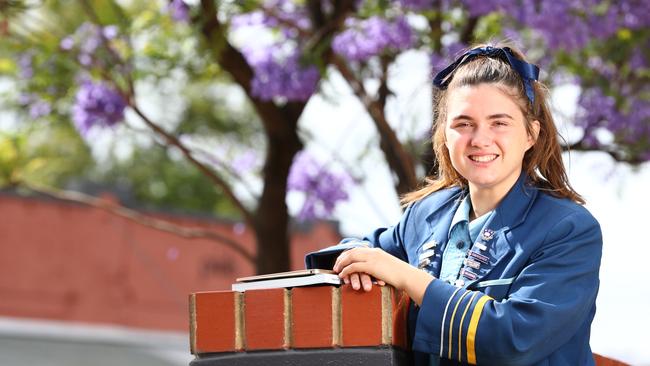 Whyalla's Ashley Broughman captain of the boarding house at Walford Girls' School. Picture: Tait Schmaal